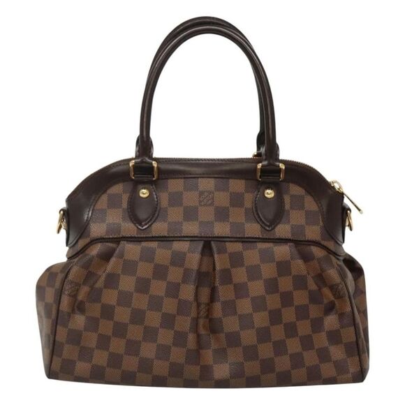 Louis Vuitton Trevi Handbag Damier Brown Canvas Handbag (Pre-Owned) - Picture 2 of 16